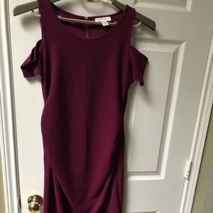 Motherhood cold shoulder maternity dress size M